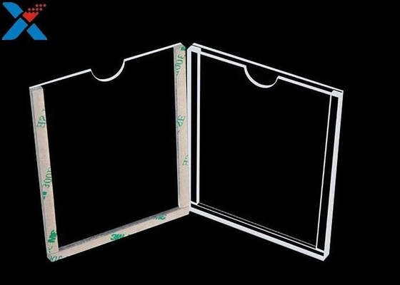 acheter support dégrossi horizontal d'affiche de feuille acrylique claire d'affichage de 1mm double online manufacture