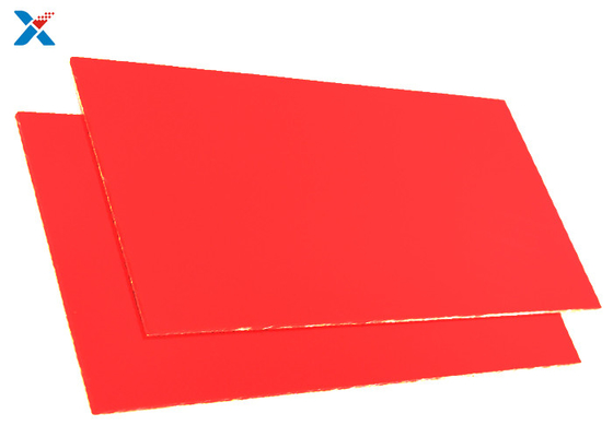 acheter La feuille acrylique expulsée par plexiglass d'OEM 1mm a adapté la couleur aux besoins du client rouge online manufacture