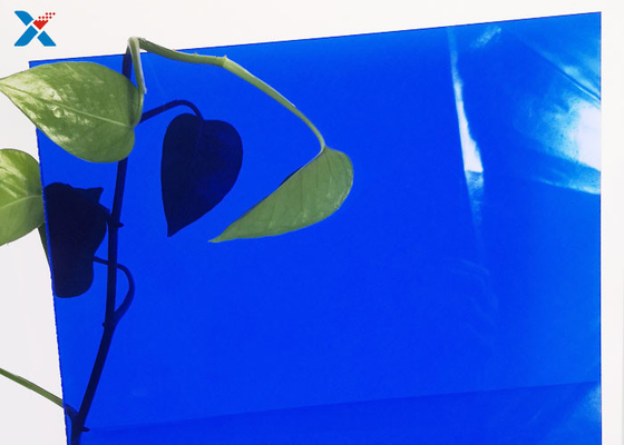 acheter Grand plat en plastique épais de perspex de feuille acrylique bleue de plexiglass online manufacture