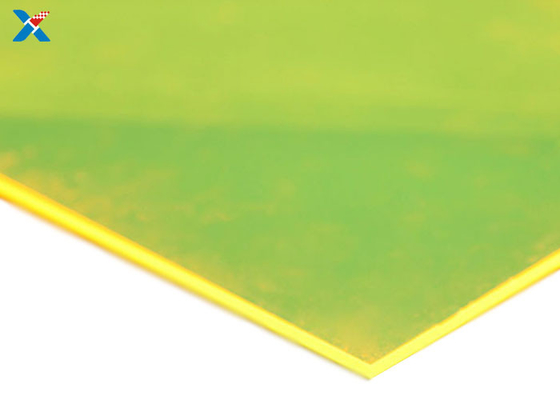 acheter panneaux de perspex expulsés par feuille acrylique verte fluorescente du plexiglass 4x8 online manufacture