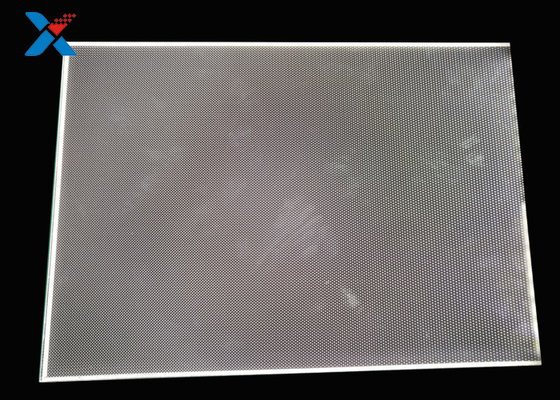 Le laser acrylique de panneau de guide léger de fonte claire de perspex pointillent l'impression UV