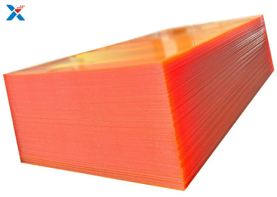 8x4 a coloré l'orange acrylique de feuille a moulé le grand panneau couvrant de lucite
