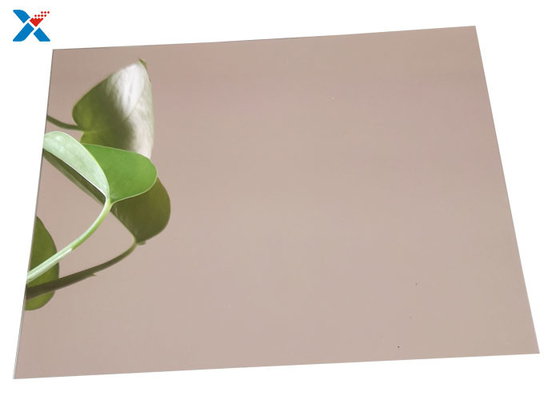 coupe de feuille acrylique du miroir 8x4 pour classer grande Rose Gold Perspex Board